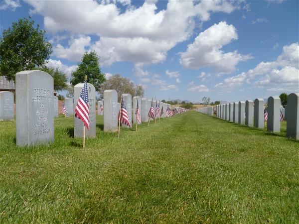 Headstones, Southern Arizona Veterans Memorial Cemetery