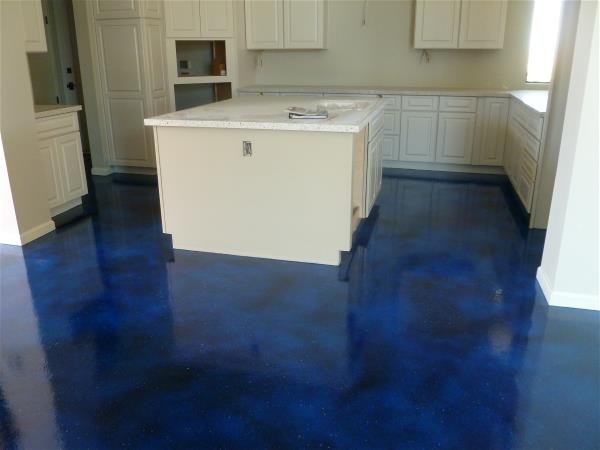 Finished kitchen floor