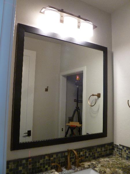 Guest bath mirror